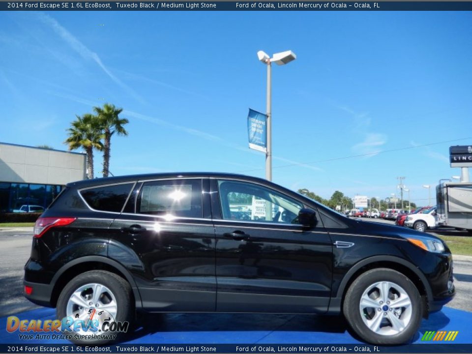 2014 Ford Escape SE 1.6L EcoBoost Tuxedo Black / Medium Light Stone Photo #2