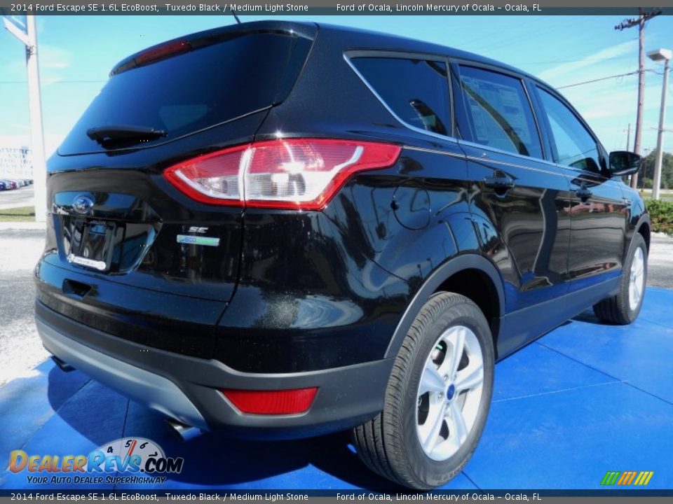 2014 Ford Escape SE 1.6L EcoBoost Tuxedo Black / Medium Light Stone Photo #3