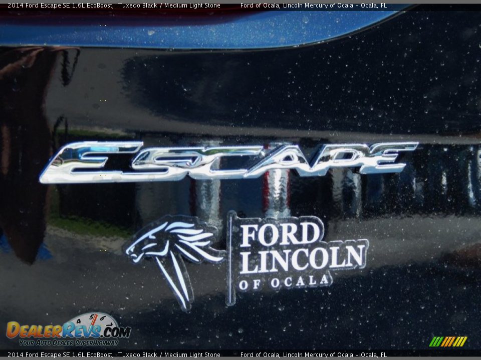 2014 Ford Escape SE 1.6L EcoBoost Tuxedo Black / Medium Light Stone Photo #4