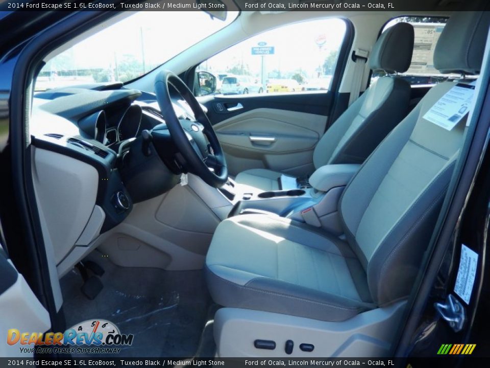 2014 Ford Escape SE 1.6L EcoBoost Tuxedo Black / Medium Light Stone Photo #6