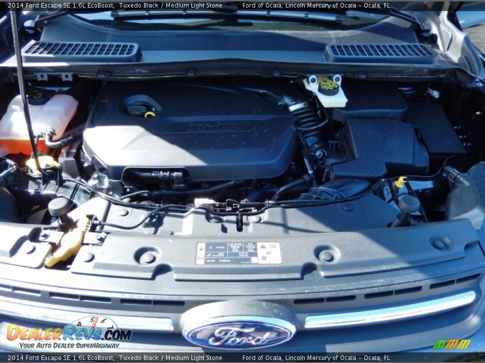2014 Ford Escape SE 1.6L EcoBoost Tuxedo Black / Medium Light Stone Photo #11