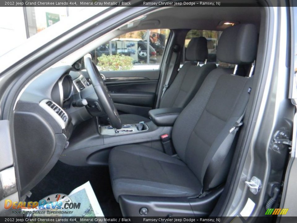 2012 Jeep Grand Cherokee Laredo 4x4 Mineral Gray Metallic / Black Photo #12