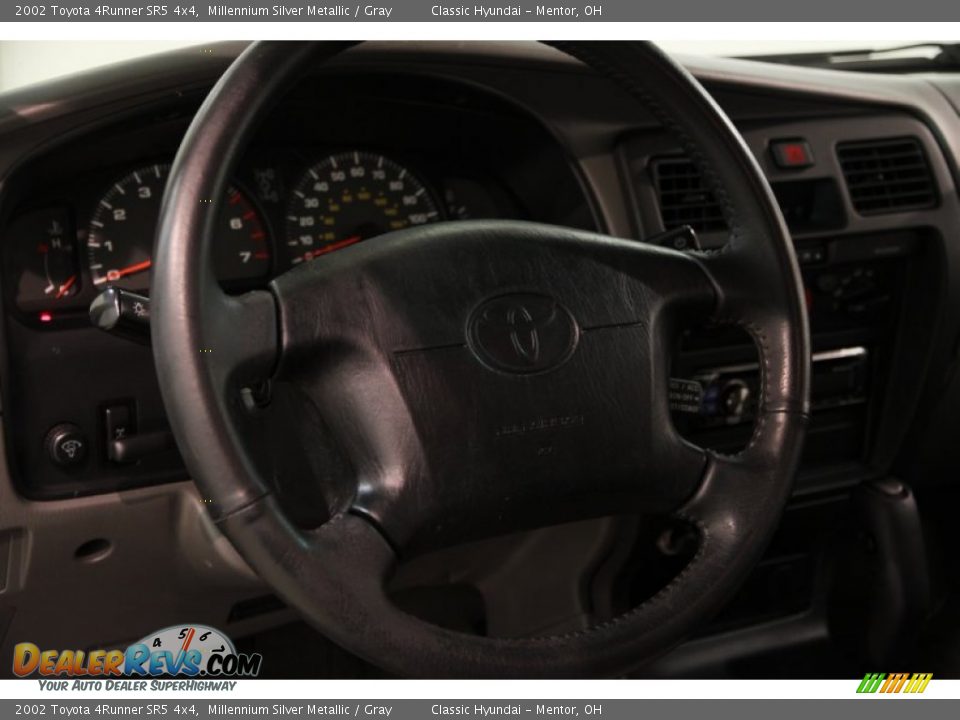 2002 Toyota 4Runner SR5 4x4 Millennium Silver Metallic / Gray Photo #6