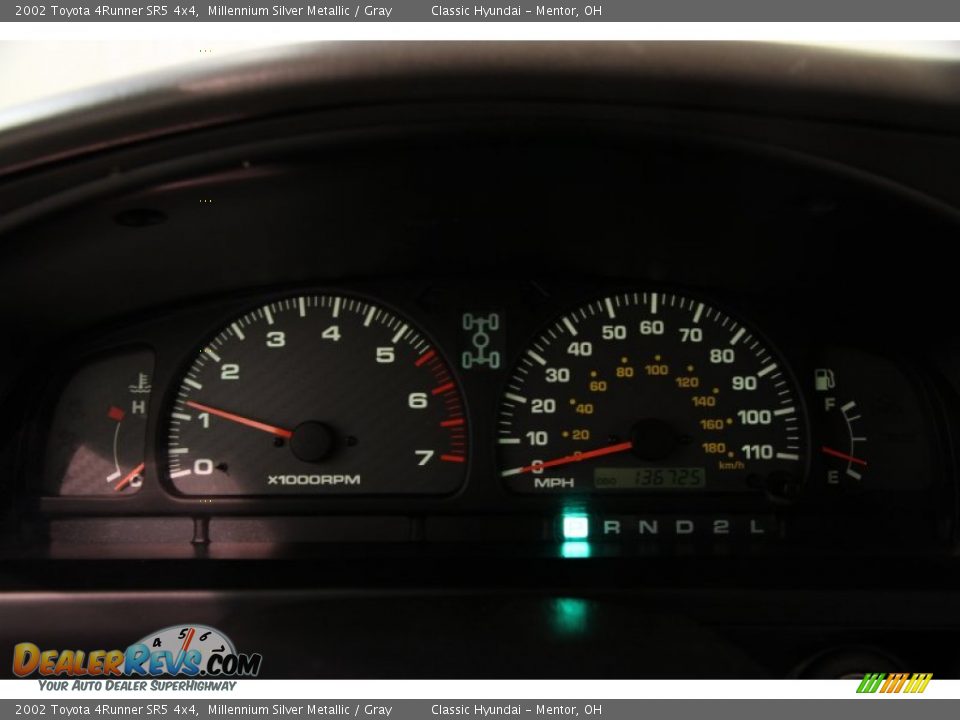 2002 Toyota 4Runner SR5 4x4 Millennium Silver Metallic / Gray Photo #7