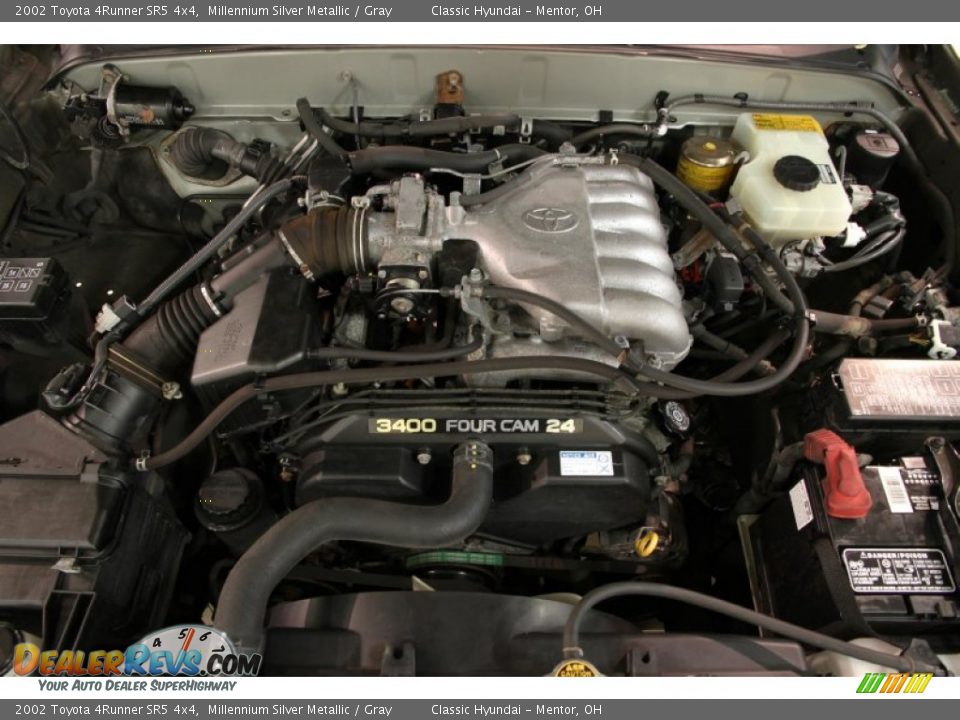 2002 Toyota 4Runner SR5 4x4 Millennium Silver Metallic / Gray Photo #15