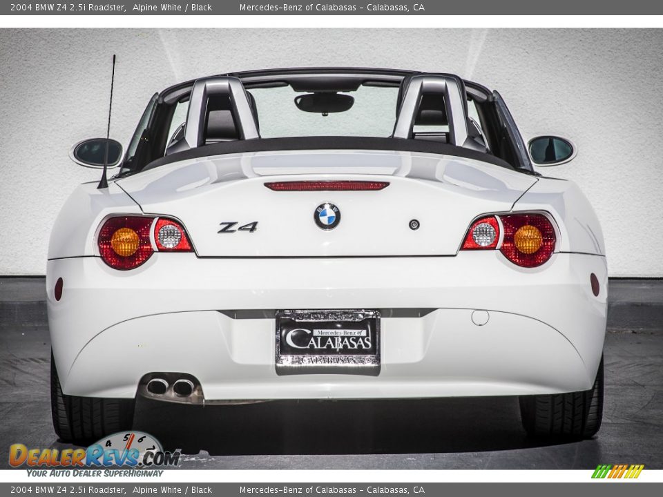 2004 BMW Z4 2.5i Roadster Alpine White / Black Photo #3