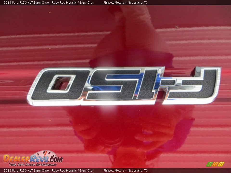 2013 Ford F150 XLT SuperCrew Ruby Red Metallic / Steel Gray Photo #18