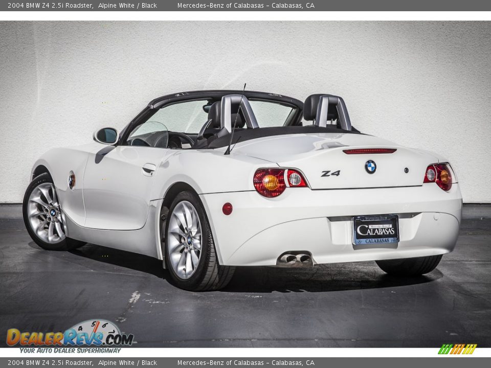 2004 BMW Z4 2.5i Roadster Alpine White / Black Photo #10