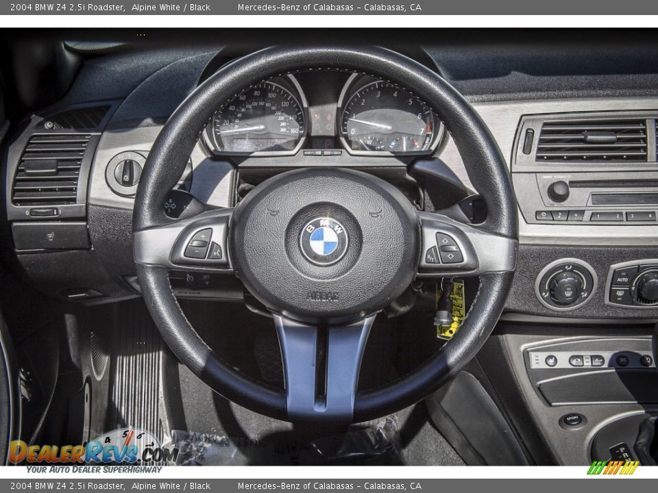 2004 BMW Z4 2.5i Roadster Steering Wheel Photo #14
