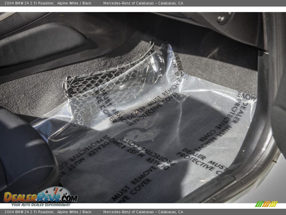 2004 BMW Z4 2.5i Roadster Alpine White / Black Photo #22