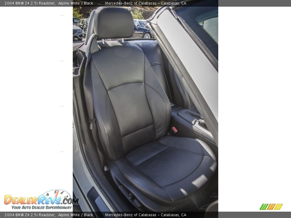 2004 BMW Z4 2.5i Roadster Alpine White / Black Photo #24