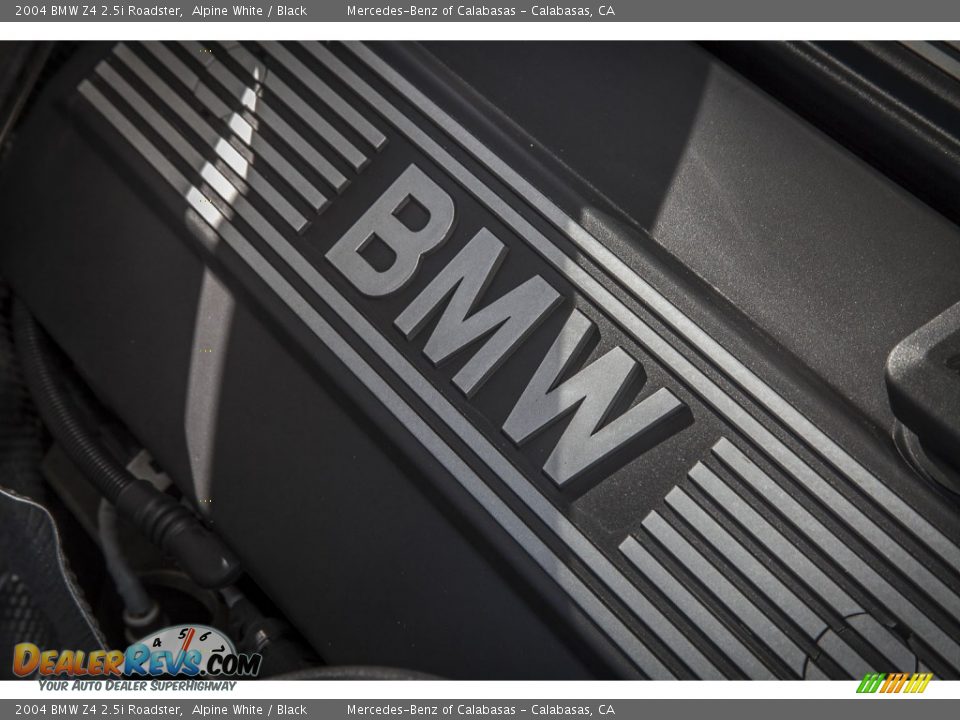 2004 BMW Z4 2.5i Roadster Alpine White / Black Photo #25