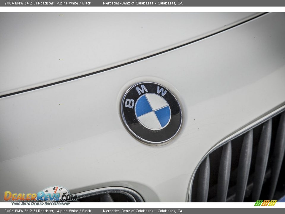 2004 BMW Z4 2.5i Roadster Alpine White / Black Photo #27
