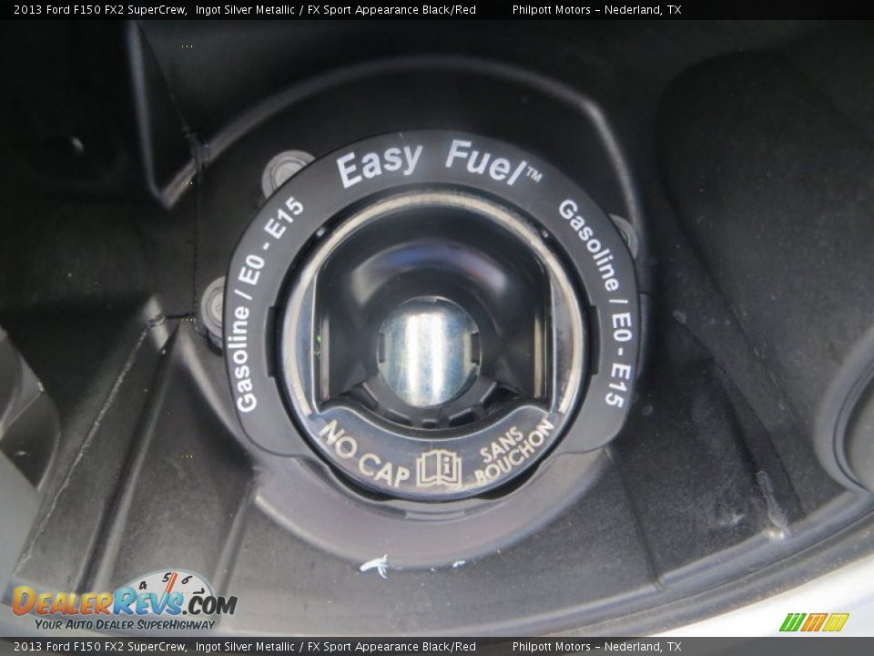 2013 Ford F150 FX2 SuperCrew Ingot Silver Metallic / FX Sport Appearance Black/Red Photo #16