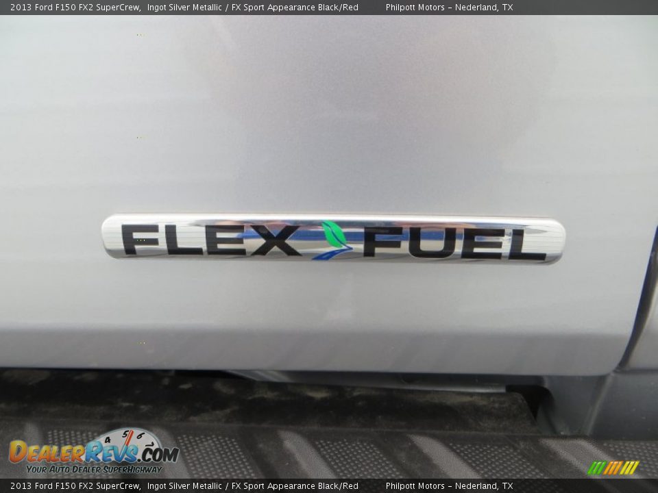2013 Ford F150 FX2 SuperCrew Ingot Silver Metallic / FX Sport Appearance Black/Red Photo #19