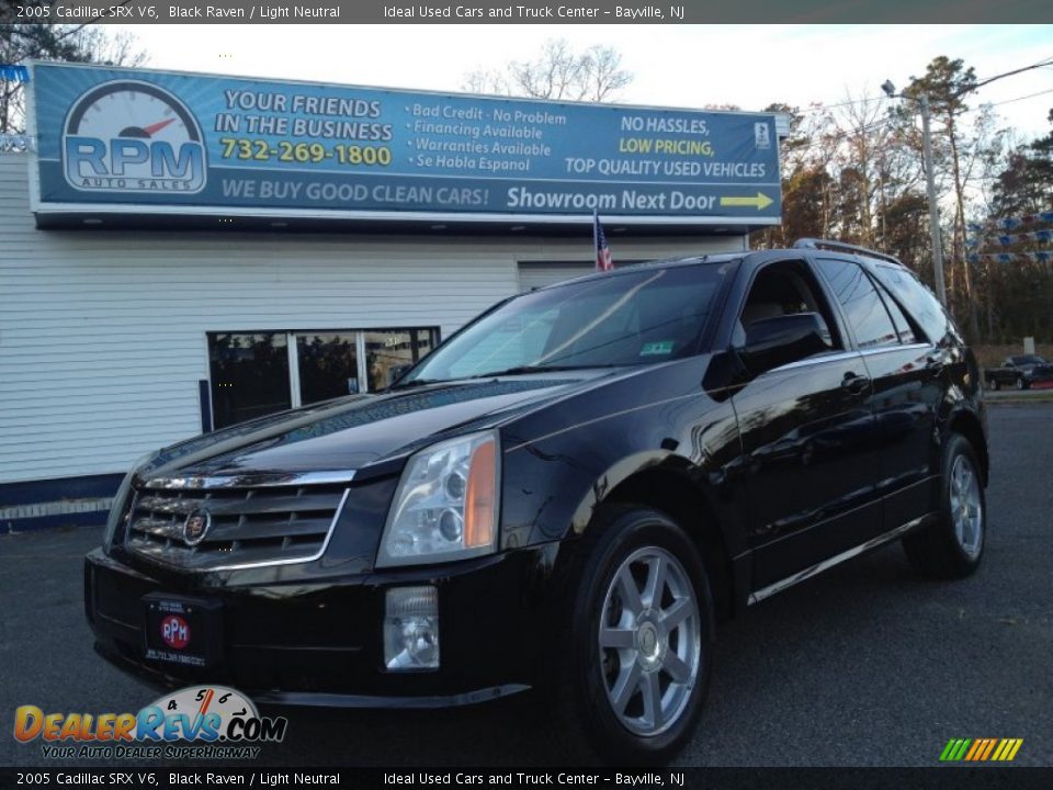 2005 Cadillac SRX V6 Black Raven / Light Neutral Photo #1