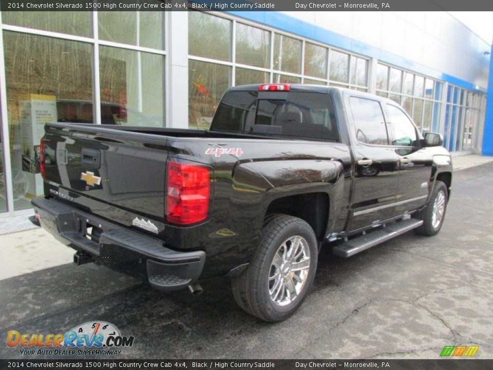 2014 Chevrolet Silverado 1500 High Country Crew Cab 4x4 Black / High Country Saddle Photo #3