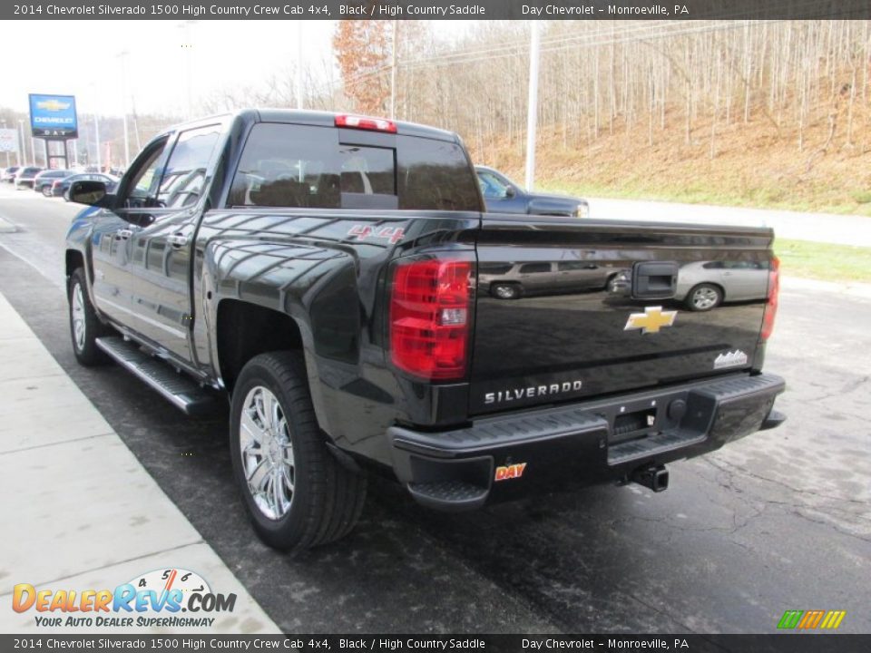 2014 Chevrolet Silverado 1500 High Country Crew Cab 4x4 Black / High Country Saddle Photo #6