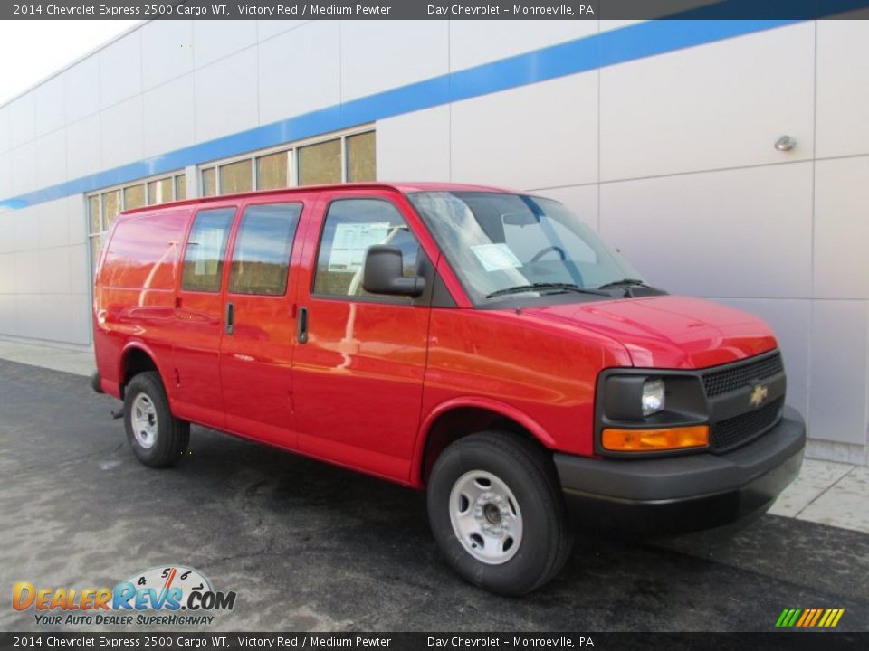 2014 Chevrolet Express 2500 Cargo WT Victory Red / Medium Pewter Photo #1