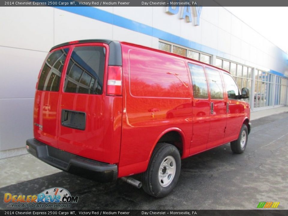 2014 Chevrolet Express 2500 Cargo WT Victory Red / Medium Pewter Photo #3