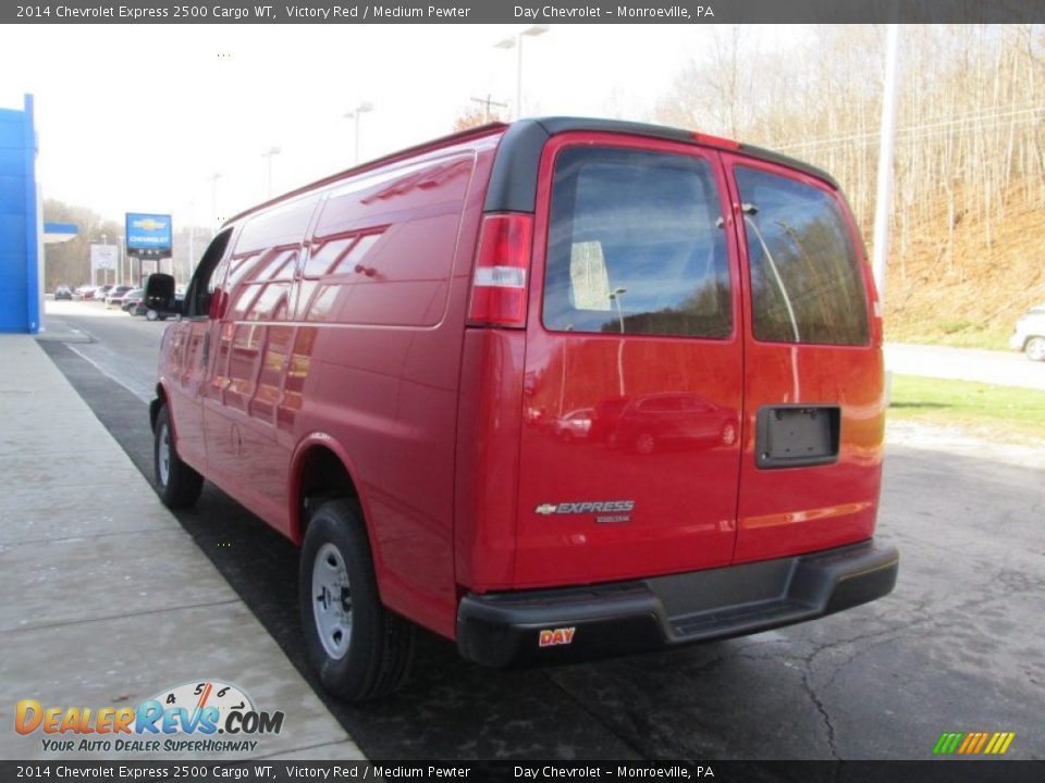 2014 Chevrolet Express 2500 Cargo WT Victory Red / Medium Pewter Photo #6