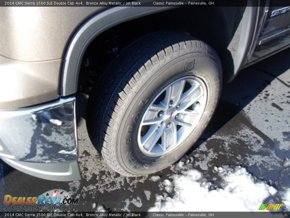 2014 GMC Sierra 1500 SLE Double Cab 4x4 Bronze Alloy Metallic / Jet Black Photo #3
