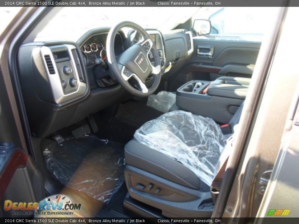 2014 GMC Sierra 1500 SLE Double Cab 4x4 Bronze Alloy Metallic / Jet Black Photo #4