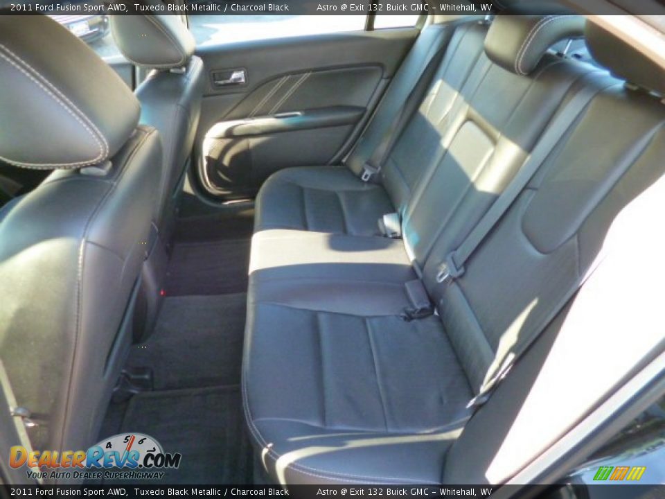 2011 Ford Fusion Sport AWD Tuxedo Black Metallic / Charcoal Black Photo #12