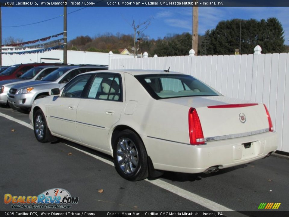 2008 Cadillac DTS White Diamond Tricoat / Ebony Photo #4