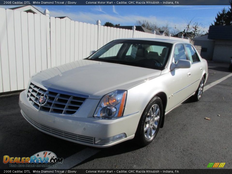 2008 Cadillac DTS White Diamond Tricoat / Ebony Photo #9
