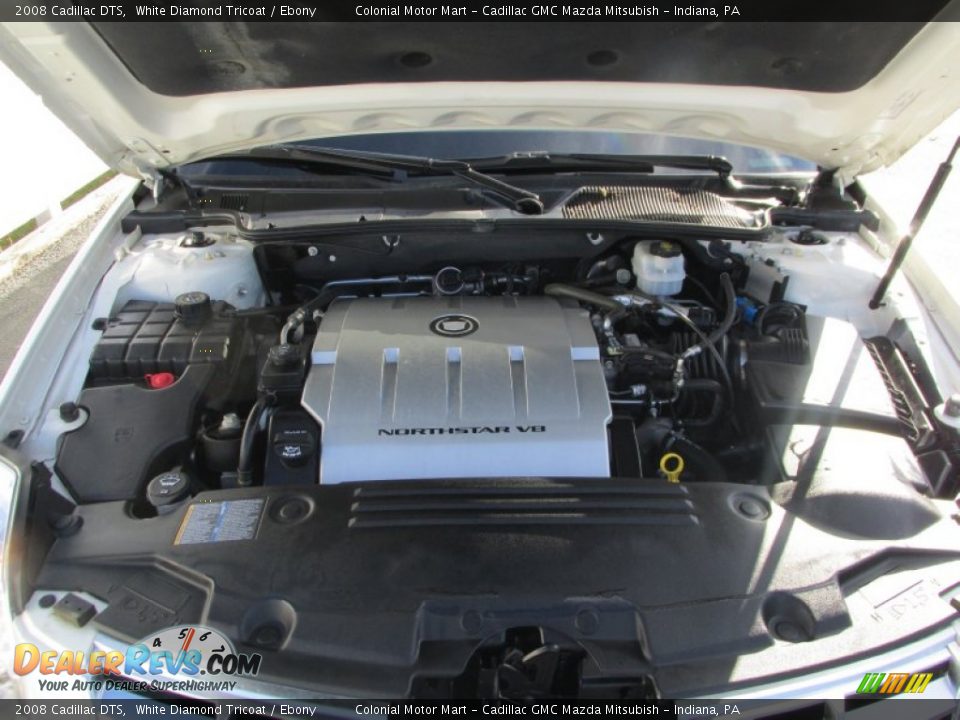 2008 Cadillac DTS White Diamond Tricoat / Ebony Photo #10