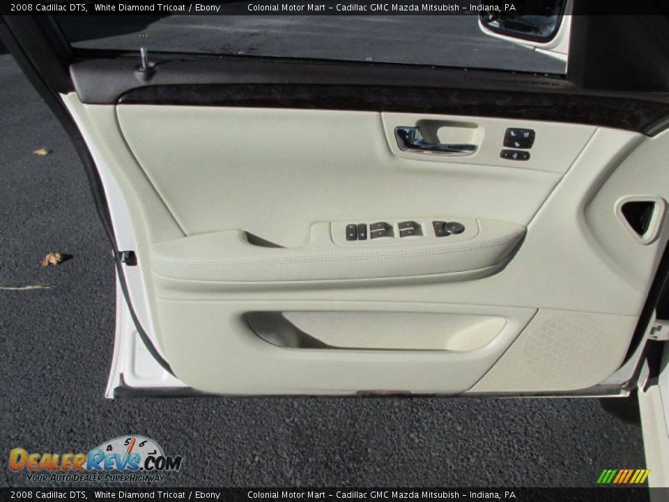 2008 Cadillac DTS White Diamond Tricoat / Ebony Photo #11