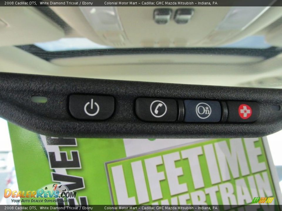 2008 Cadillac DTS White Diamond Tricoat / Ebony Photo #18