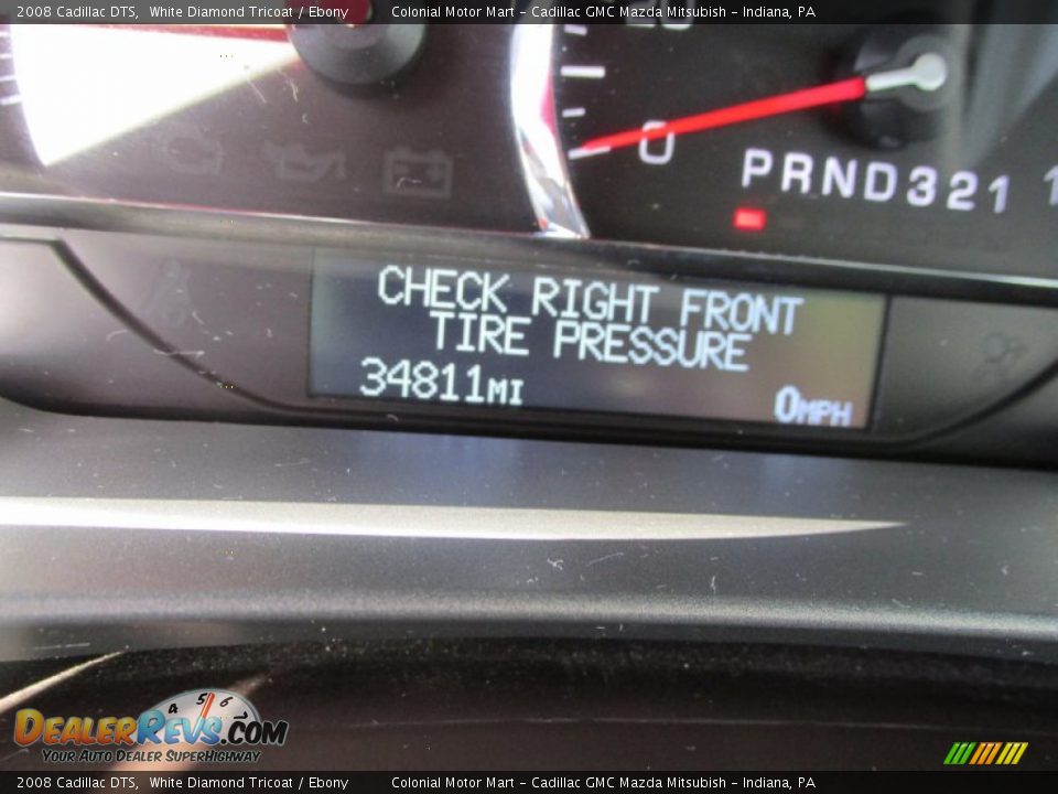 2008 Cadillac DTS White Diamond Tricoat / Ebony Photo #20