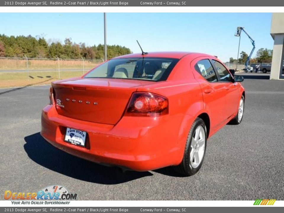 2013 Dodge Avenger SE Redline 2-Coat Pearl / Black/Light Frost Beige Photo #5