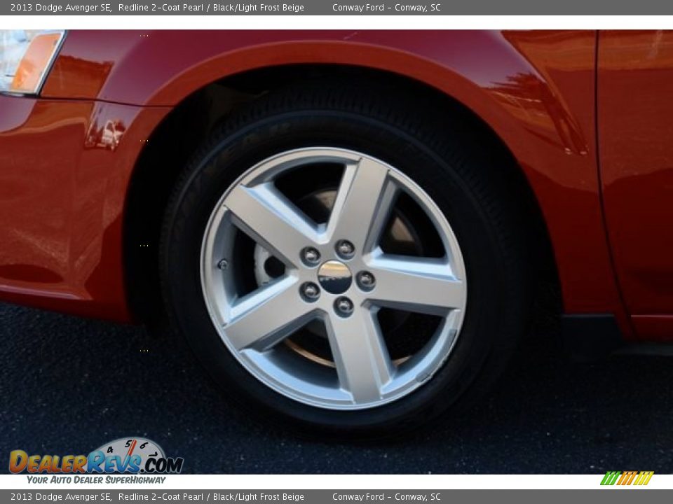 2013 Dodge Avenger SE Redline 2-Coat Pearl / Black/Light Frost Beige Photo #9