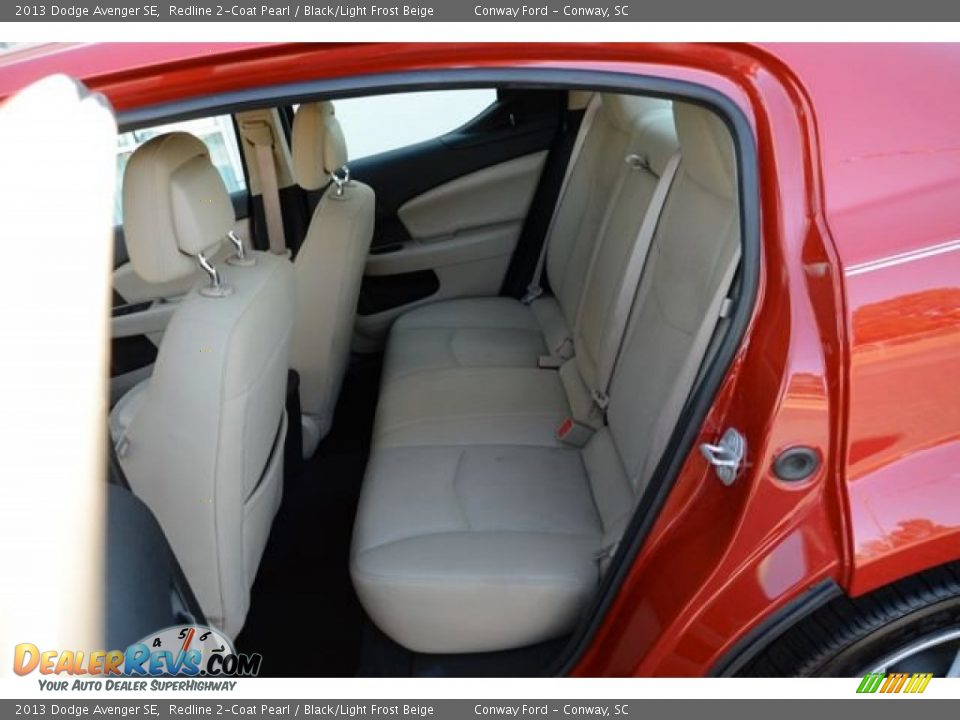 2013 Dodge Avenger SE Redline 2-Coat Pearl / Black/Light Frost Beige Photo #11