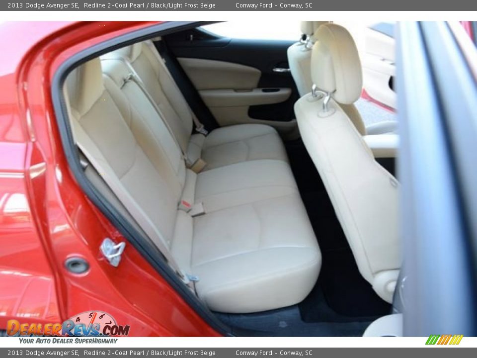 2013 Dodge Avenger SE Redline 2-Coat Pearl / Black/Light Frost Beige Photo #14