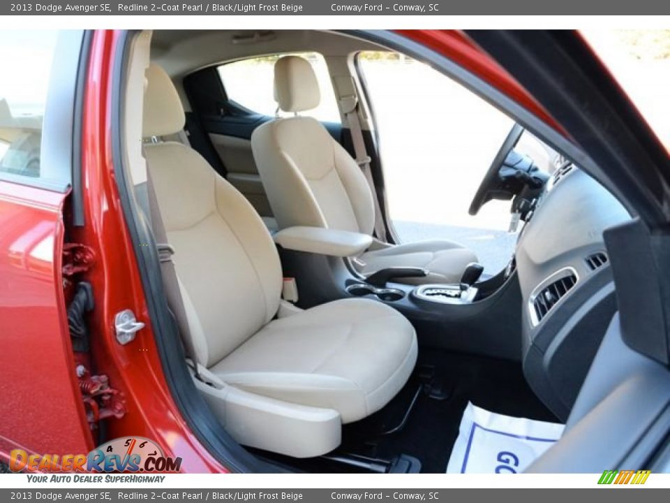 2013 Dodge Avenger SE Redline 2-Coat Pearl / Black/Light Frost Beige Photo #15