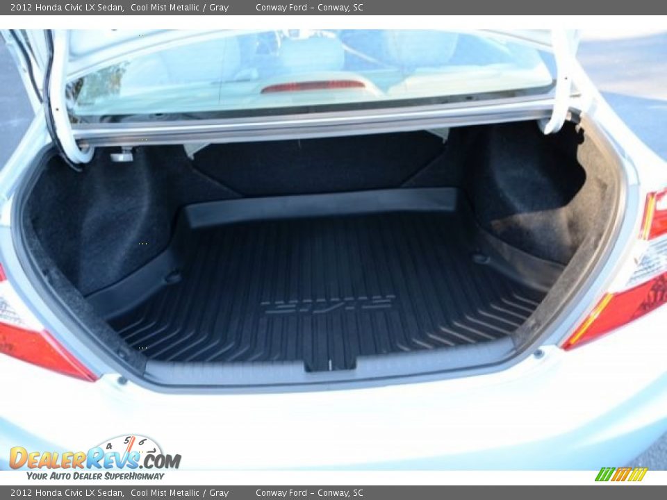 2012 Honda Civic LX Sedan Cool Mist Metallic / Gray Photo #13