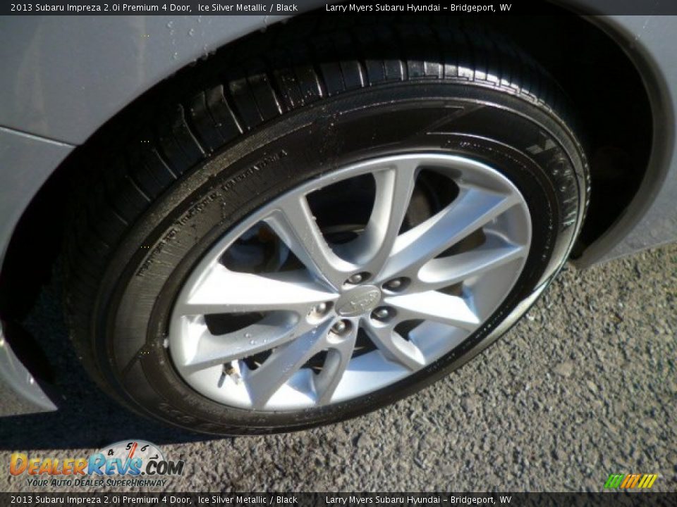 2013 Subaru Impreza 2.0i Premium 4 Door Ice Silver Metallic / Black Photo #8
