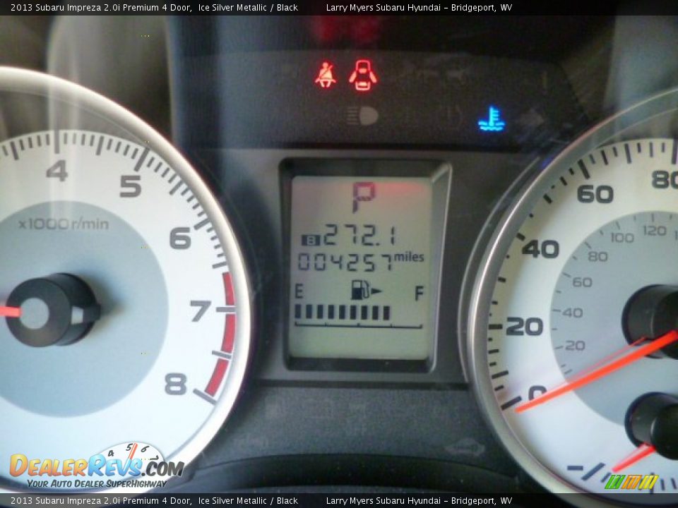 2013 Subaru Impreza 2.0i Premium 4 Door Ice Silver Metallic / Black Photo #20
