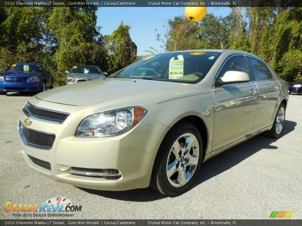 2010 Chevrolet Malibu LT Sedan Gold Mist Metallic / Cocoa/Cashmere Photo #1