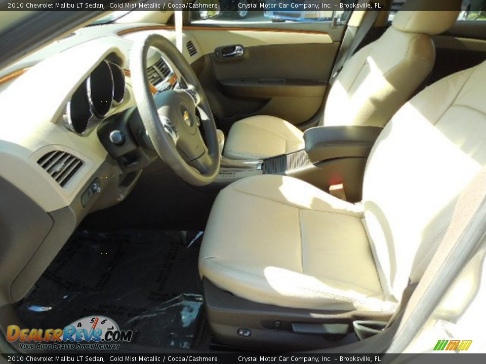 2010 Chevrolet Malibu LT Sedan Gold Mist Metallic / Cocoa/Cashmere Photo #4