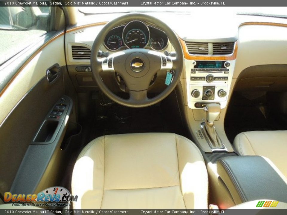 2010 Chevrolet Malibu LT Sedan Gold Mist Metallic / Cocoa/Cashmere Photo #6