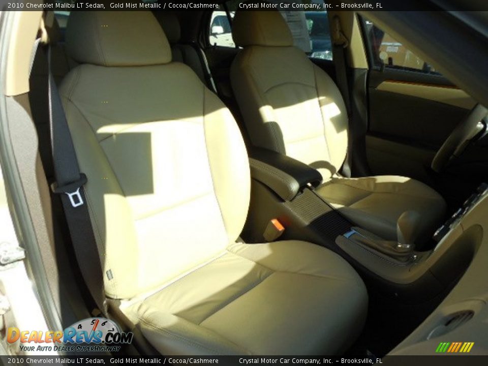 2010 Chevrolet Malibu LT Sedan Gold Mist Metallic / Cocoa/Cashmere Photo #12