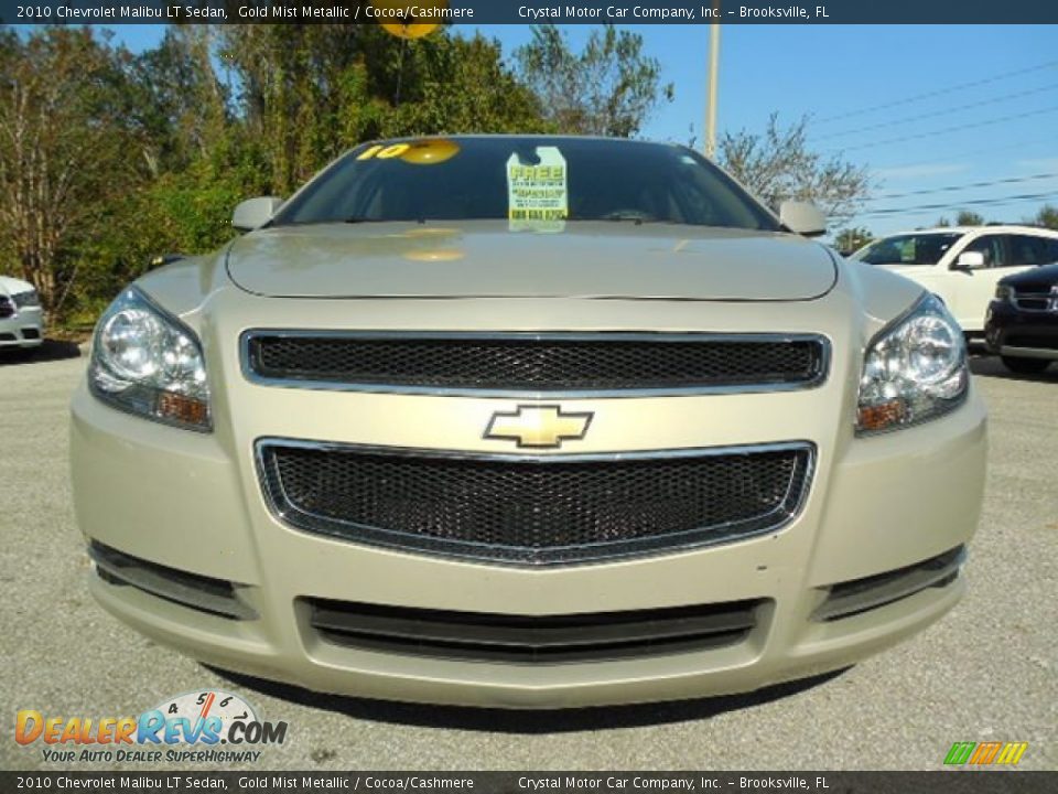 2010 Chevrolet Malibu LT Sedan Gold Mist Metallic / Cocoa/Cashmere Photo #13