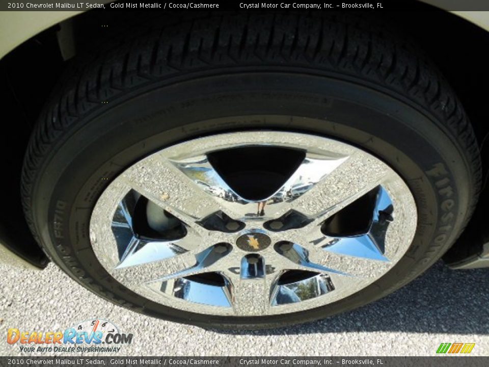 2010 Chevrolet Malibu LT Sedan Gold Mist Metallic / Cocoa/Cashmere Photo #14