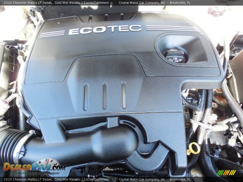 2010 Chevrolet Malibu LT Sedan Gold Mist Metallic / Cocoa/Cashmere Photo #16