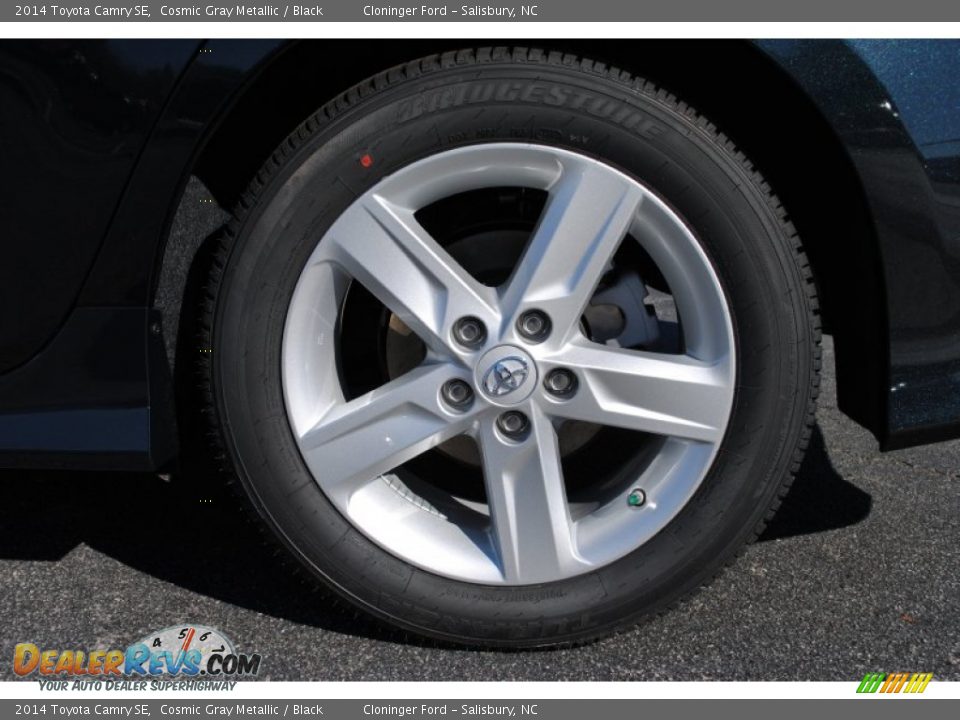 2014 Toyota Camry SE Cosmic Gray Metallic / Black Photo #6